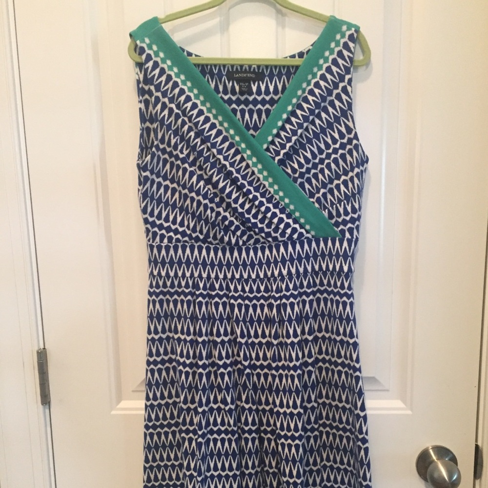 Lands end women’s cross front dress size XS